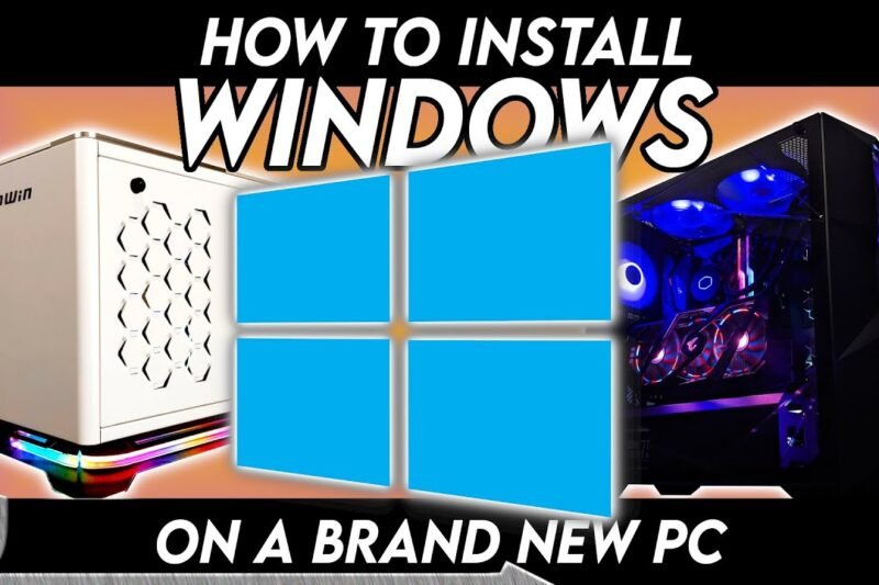 How to Install Windows and Drivers After Building Your PC